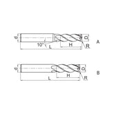Solid carbide milling Torus mill Hard machining HM-4R - Makotools Industrial Supply Tools for Metal Cutting